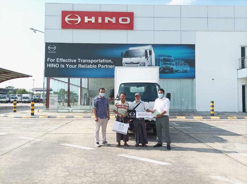 Delivery of HINO trucks to Our Customers