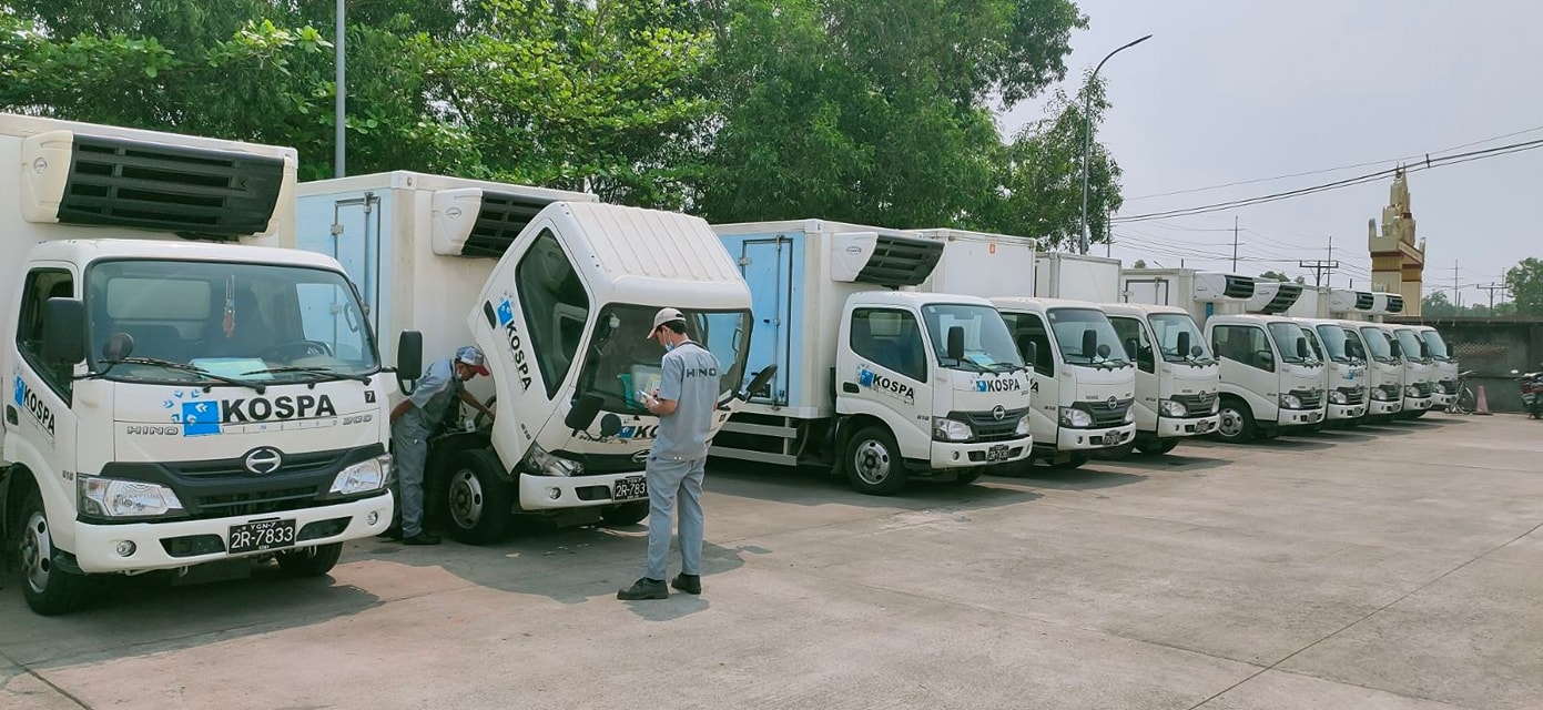 HINO visited Kospa Limited and provided aftersales service and DX3 inspection.  