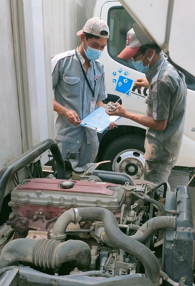 HINO visited Kospa Limited and provided aftersales service and DX3 inspection.  
