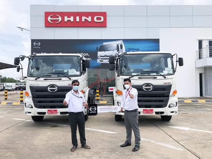 Delivery of HINO trucks to Our Customers