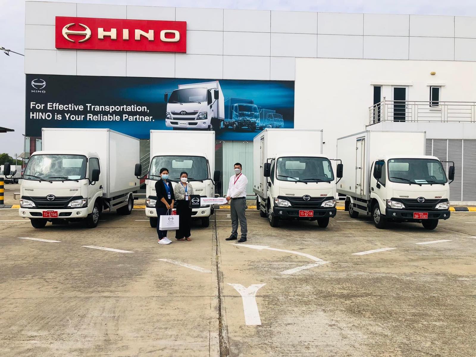Delivery of HINO trucks to Our Customers