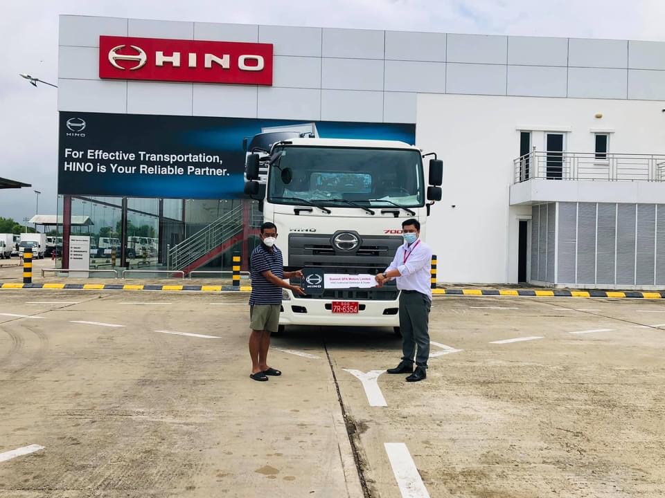 Delivery of HINO trucks to Our Customers